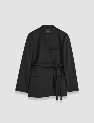 Joseph Victor Tailoring Crepe Jacket In Black