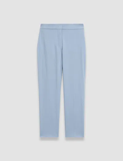 Joseph Vilar Tailoring Crepe Trousers In Faded Sky