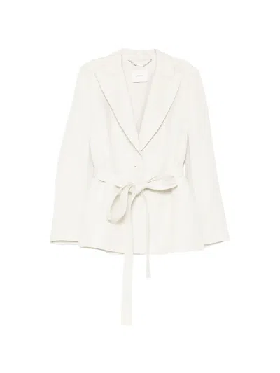 Joseph Vinca Belted Jacket In White