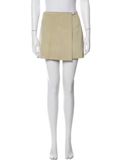 Pre-owned Joseph Vintage Mini Skirt In Green