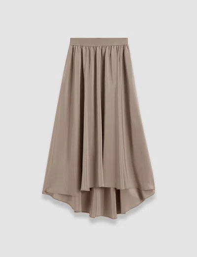 JOSEPH VIOLET CREPE DE SOIE SILK SKIRT