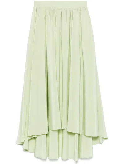 Joseph Violet Maxi Skirt In Green