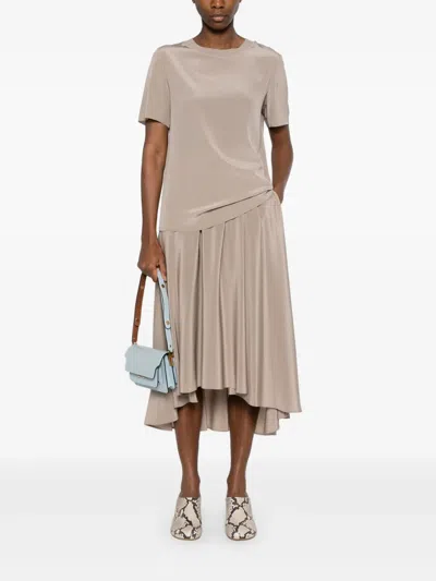 Joseph Violet Maxi Skirt In Neutrals