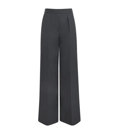 Joseph Virgin Wool Alanel Trousers In Black