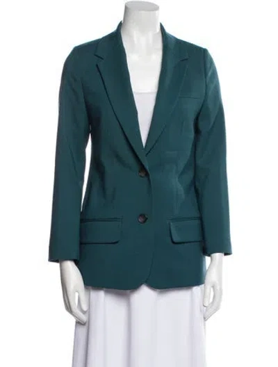 Pre-owned Joseph Virgin Wool Blazer In Blue