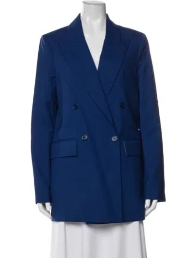 Pre-owned Joseph Virgin Wool Blazer In Blue