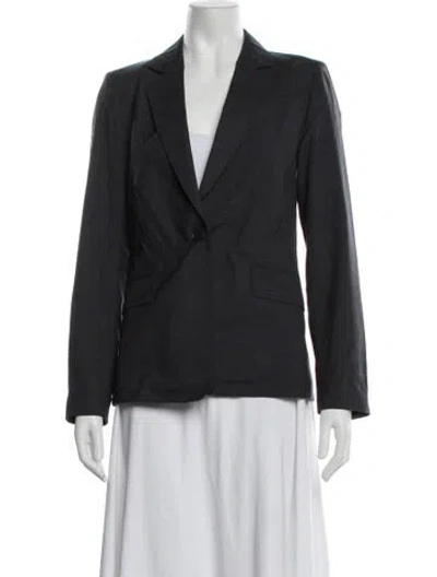 Pre-owned Joseph Virgin Wool Blazer In Blue