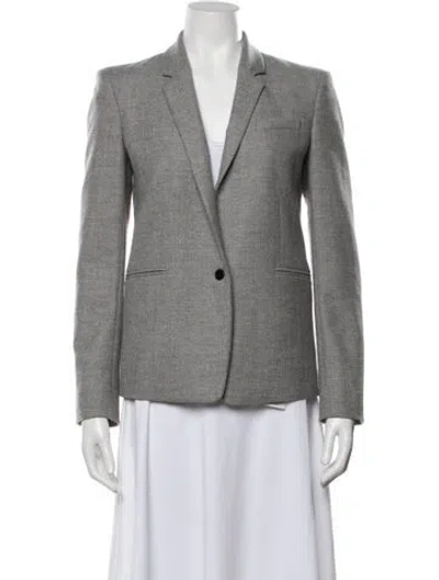 Pre-owned Joseph Virgin Wool Blazer In Gray