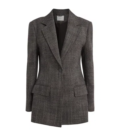 Joseph Virgin Wool Fallon Blazer In Brown