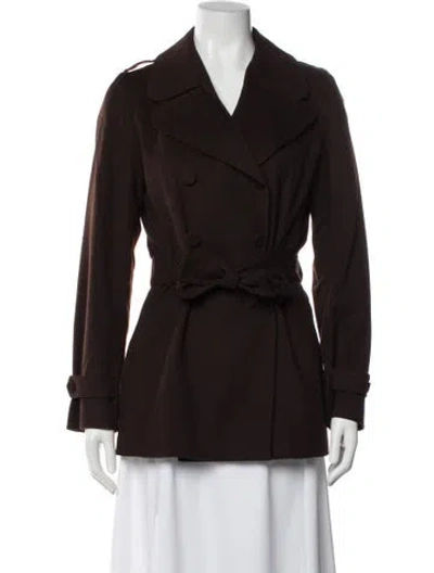 Pre-owned Joseph Virgin Wool Jacket In Brown