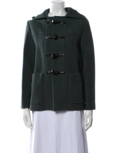 Pre-owned Joseph Virgin Wool Jacket In Green