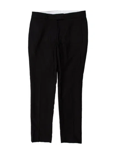 Pre-owned Joseph Virgin Wool Straight Leg Pants In Black