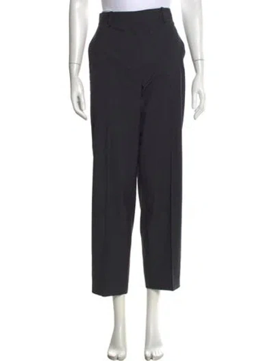 Pre-owned Joseph Virgin Wool Straight Leg Pants In Grey