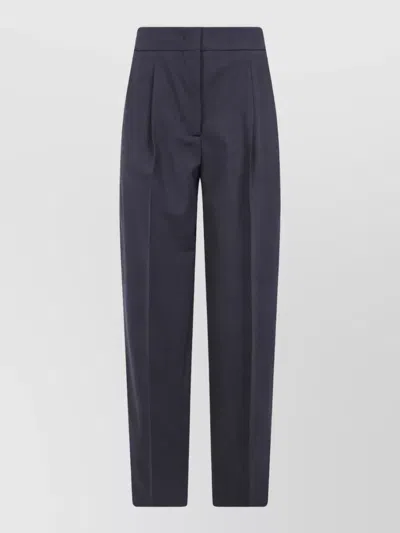 Joseph Virgin Wool Tailored Trousers In Blue