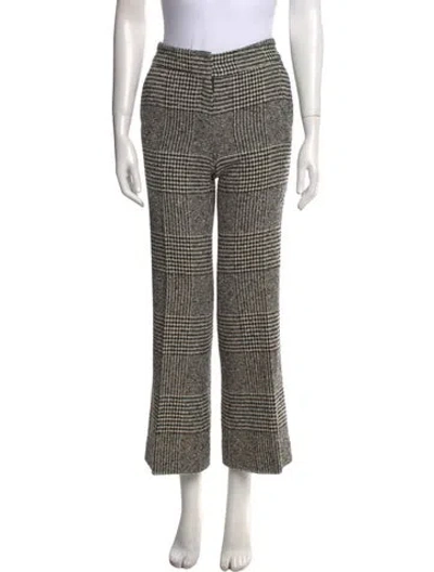 Pre-owned Joseph Virgin Wool Wide Leg Pants In Black