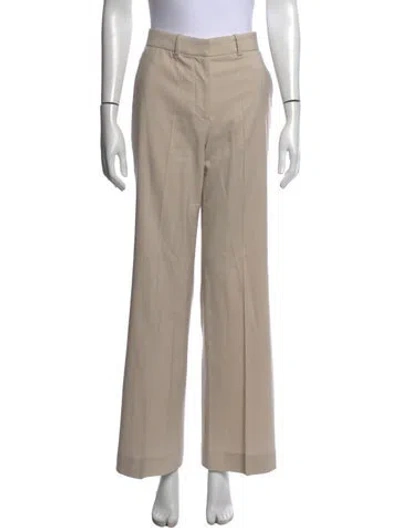 Pre-owned Joseph Virgin Wool Wide Leg Pants In Neutral