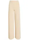 Joseph Viscose Animation Viscose-blend Knit Trousers In Neutral