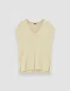 Joseph Viscose Grid Knit Top
