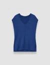 Joseph Viscose Grid Knit Top