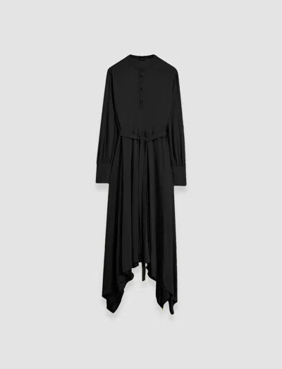 Joseph Viscose Jersey Flandre Dress In Black