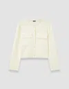 Joseph Viscose Knit Stretch Cardigan Jacket