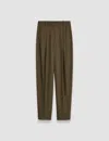 Joseph Viscose Twill Germain Trousers In Hass Avocado