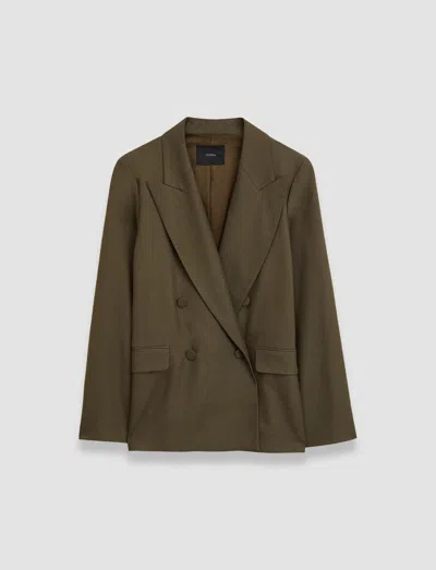 Joseph Viscose Twill Jaden Jacket In Hass Avocado