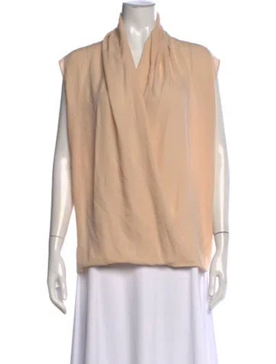 Pre-owned Joseph V-neck Sleeveless Blouse In Neutral