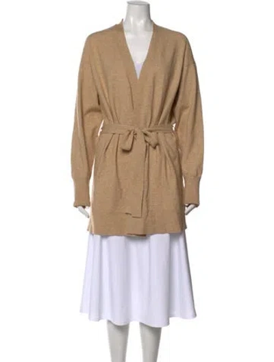 Pre-owned Joseph V-neck Sweater In Neutral