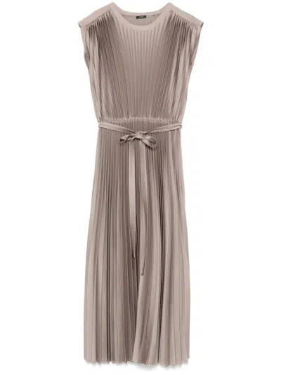 Joseph Volta Midi Dress In Brown