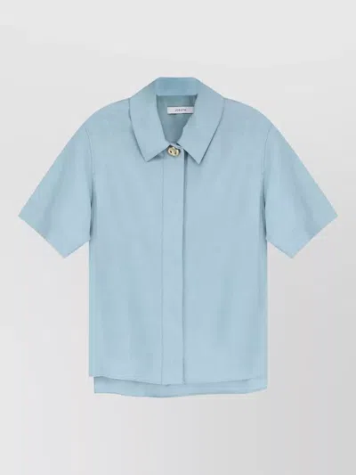 Joseph Volu Linen Blend Short Sleeve Shirt
