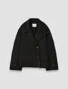 Joseph Weston Double Face Cashmere Pea Coat In Black