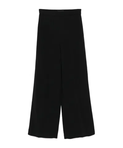 Joseph Wide-leg Casual Pants In Black