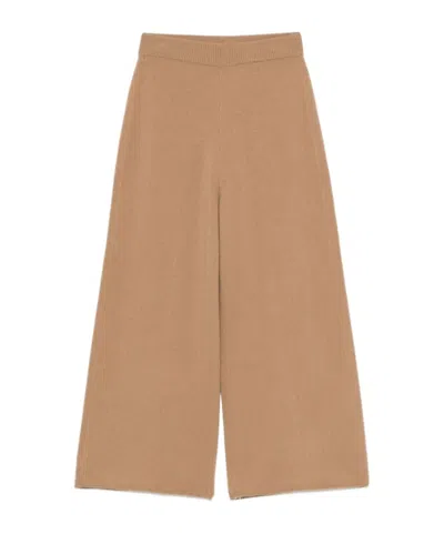 Joseph Wide Leg Culottes In Brown