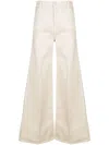 Joseph Neutral Wide-leg Denim Jeans In Nude