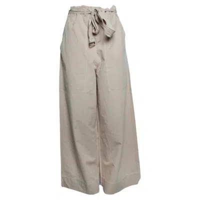 Pre-owned Joseph , Wide Leg Pantalon In Beige In Brown