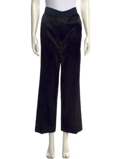 Pre-owned Joseph Wide Leg Pants In Black