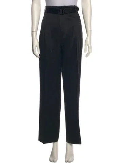 Pre-owned Joseph Wide Leg Pants In Black