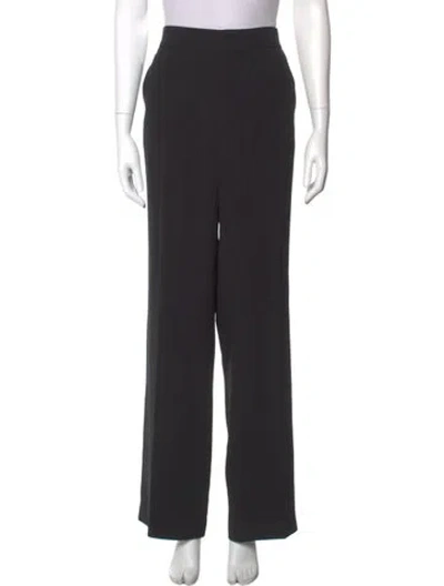 Pre-owned Joseph Wide Leg Pants In Black