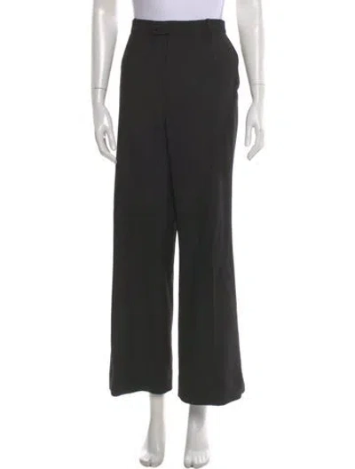 Pre-owned Joseph Wide Leg Pants In Black
