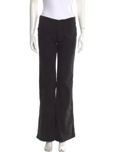 Pre-owned Joseph Wide Leg Pants In Black