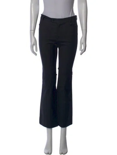 Pre-owned Joseph Wide Leg Pants In Black