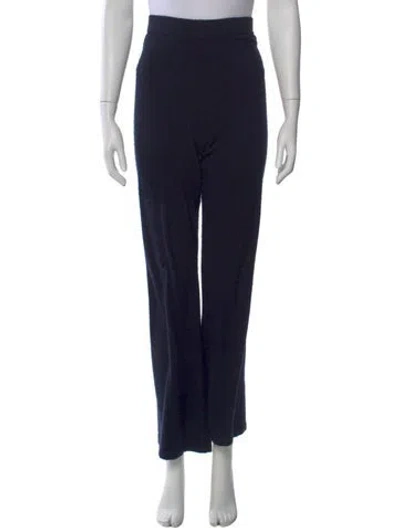 Pre-owned Joseph Wide Leg Pants In Black