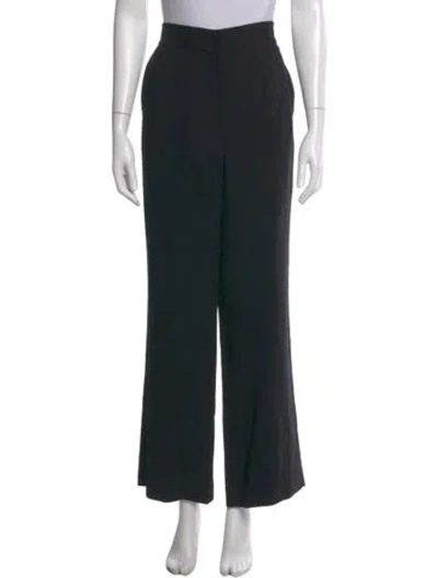 Pre-owned Joseph Wide Leg Pants In Black