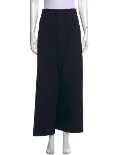 Pre-owned Joseph Wide Leg Pants In Black