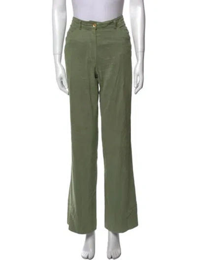 Pre-owned Joseph Wide Leg Pants In Green
