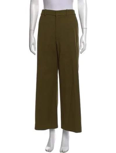 Pre-owned Joseph Wide Leg Pants In Green