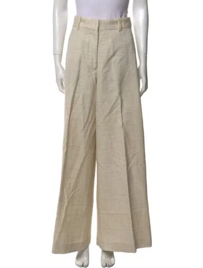 Pre-owned Joseph Wide Leg Pants In Neutral