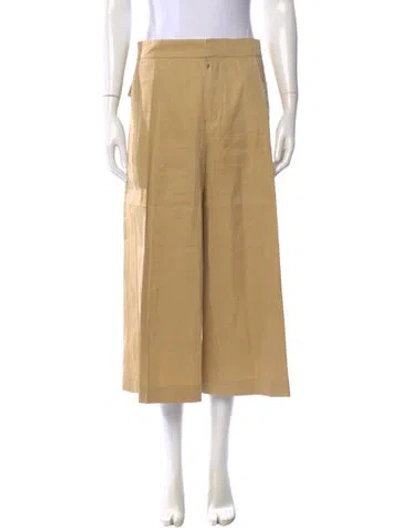 Pre-owned Joseph Wide Leg Pants In Neutral