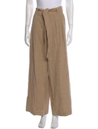 Pre-owned Joseph Wide Leg Pants In Neutral